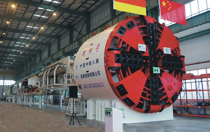 “先鋒號(hào)”盾構(gòu)機(jī)